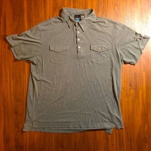 KUHL Icelander Polo Waffle Shirt Metal Buttons
